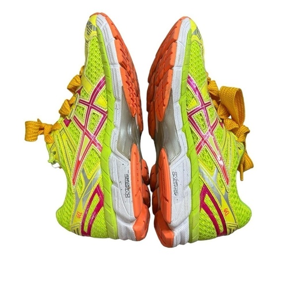 Asics GT 2000 Neon Yellow Pink Women’s Running Shoes Size 7.5 Athletic Trainers - Picture 8 of 15